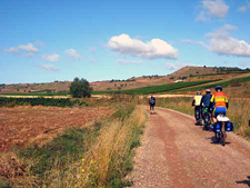 Spain-Galicia-Ponferrada to Santiago de Compostela Cycling along the Camino